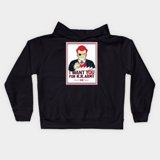 Commander Red Wants YOU! Kids Hoodie